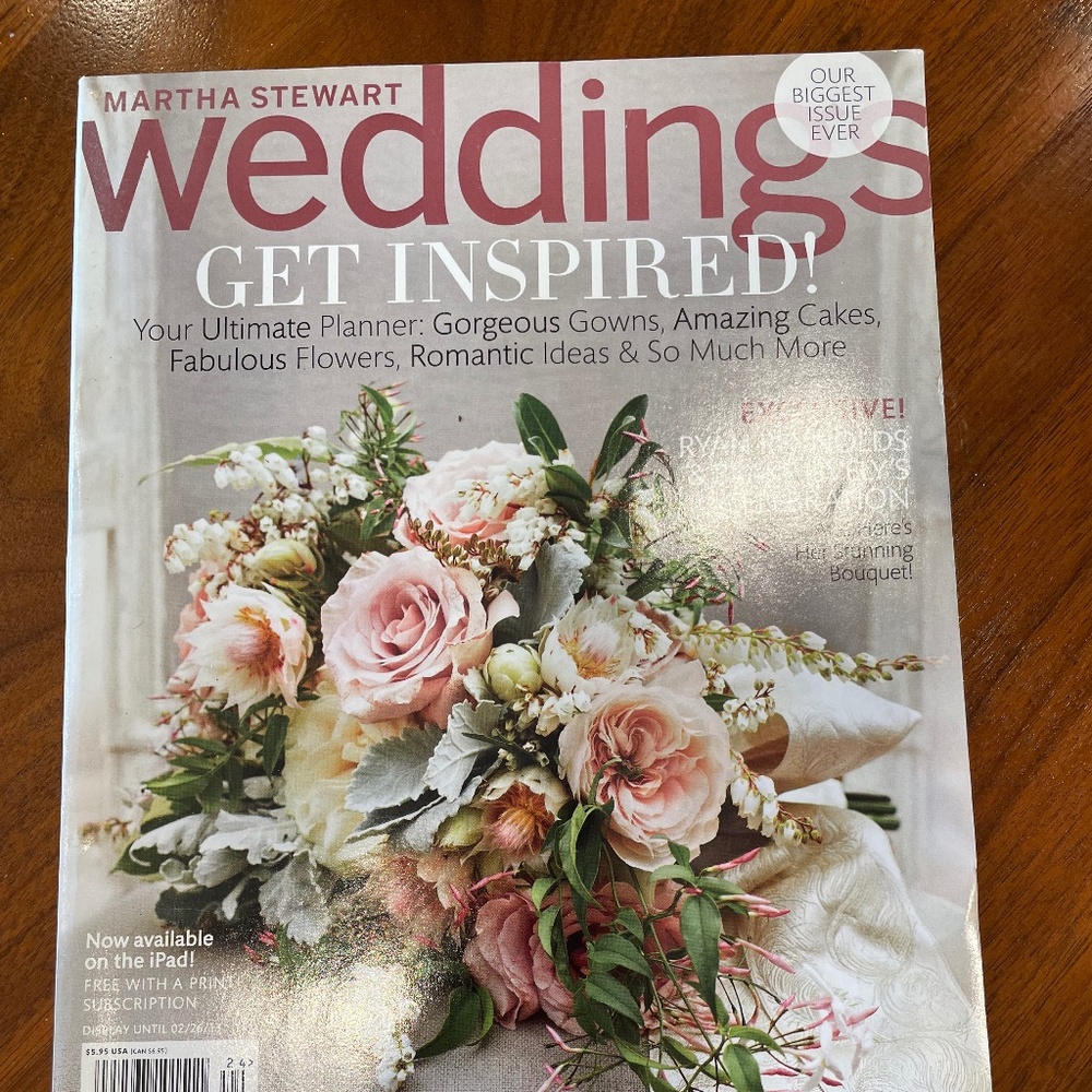 Martha Stewart Weddings Magazine